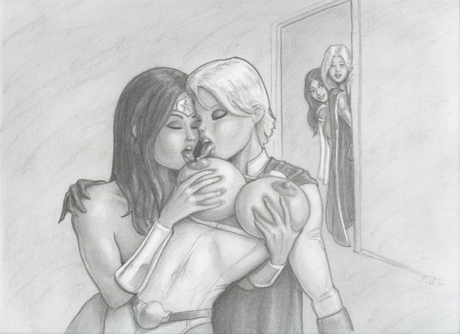 Power Girl and Wonder Woman page 12 full
