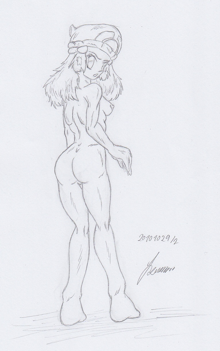 My miny Dawn _ pokemon  Sketches work_1 page 3 full