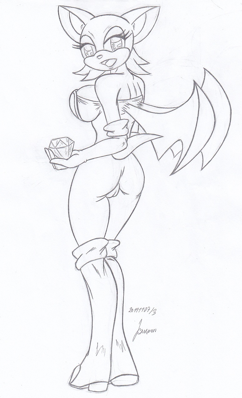 My miny Rougeb The Bat_  Sketches work_1 page 12 full