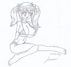 My miny Erina Ogura_ kirarin revolution Sketches work_1