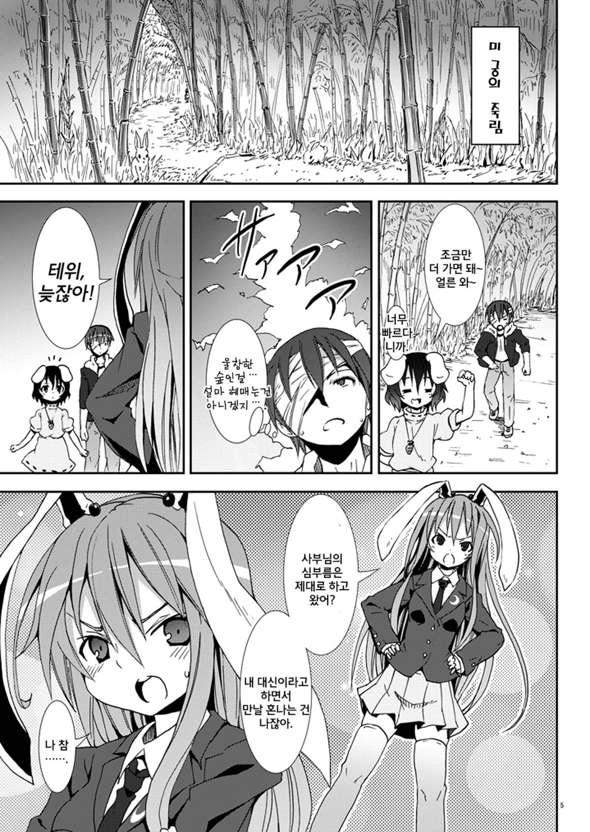 Eientei de Usagi Gari ~Jougen~ | 영원정에서 토끼 사냥 ~상현~ page 4 full