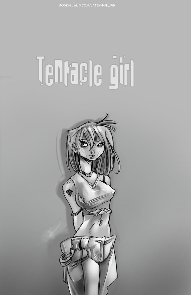 Tentacle Girl page 1 full