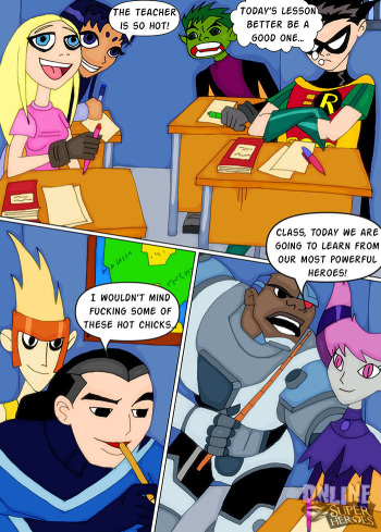 [Online Superheroes] Teen Titans cover