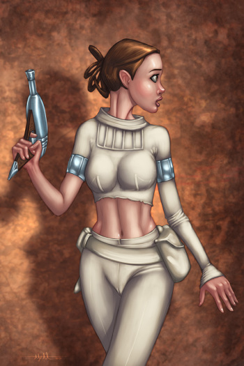 [Umbrafox] Padme Commission (Star Wars) cover