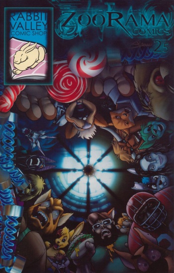 [Daniel Lima, Extro, Nexus Jubatus] Zoorama #4 cover