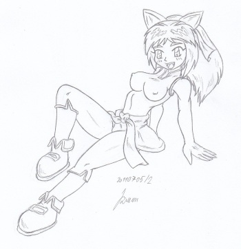 My miny Mariah (Meraya, Mao)_ beyblade Sketches work_1 cover