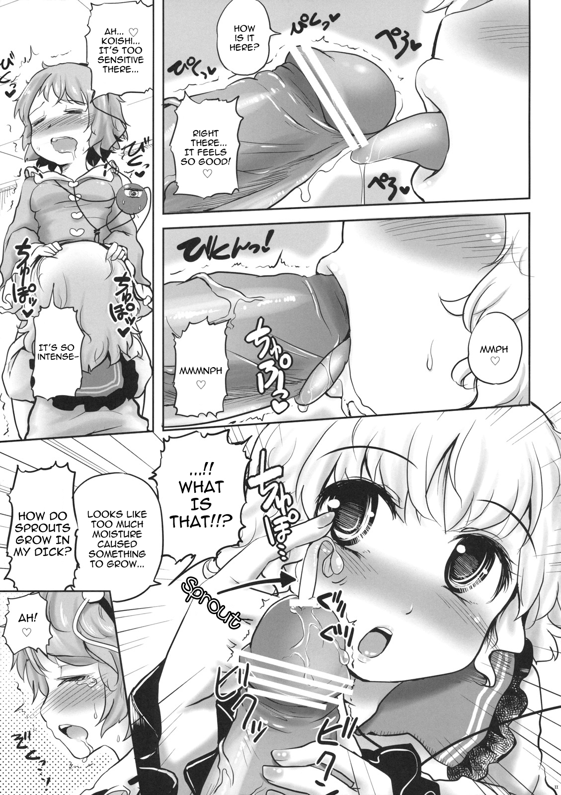 Koishi-chan no Ecchi na Hon ga Nai Nara Watashi ga Kaku Shika Nai Janai!! page 11 full