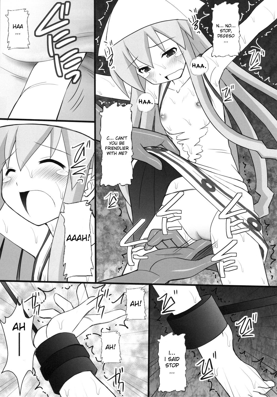 Seishin Houkai suru made Kusuguri makutte Ryoujoku shitemiru Test 4 Ika Musume Yaranaika | Rape and tickle test until one loses her sanity 4 page 7 full