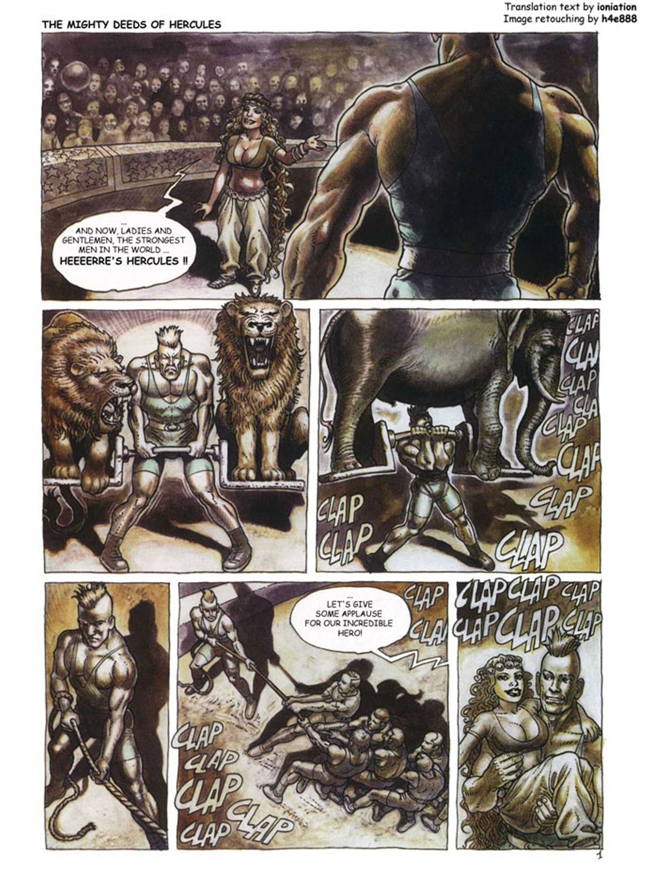 The Mighty Deeds of Hercules page 1 full