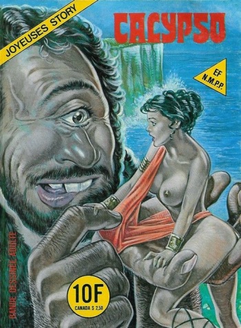 Calypso (giant men, small woman) cover