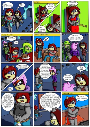 [Darkheartdan1990] Weight Gain Comic cover
