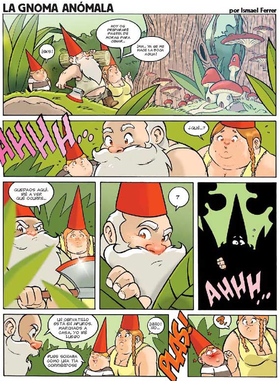 El Jueves - Pencomix - by Ismael Ferrer - La gnoma an&oacute;mala - Spanish page 1 full