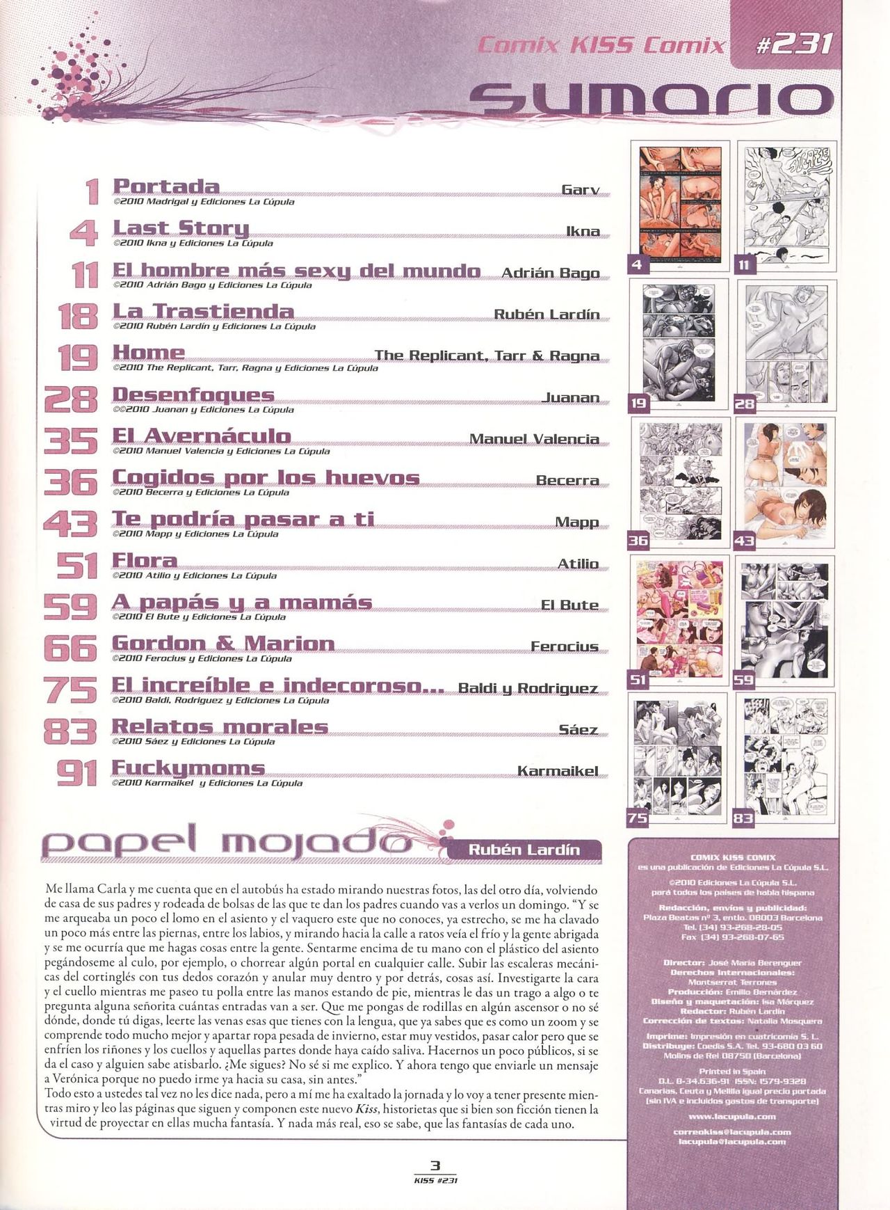 Kiss Comix #231 page 3 full