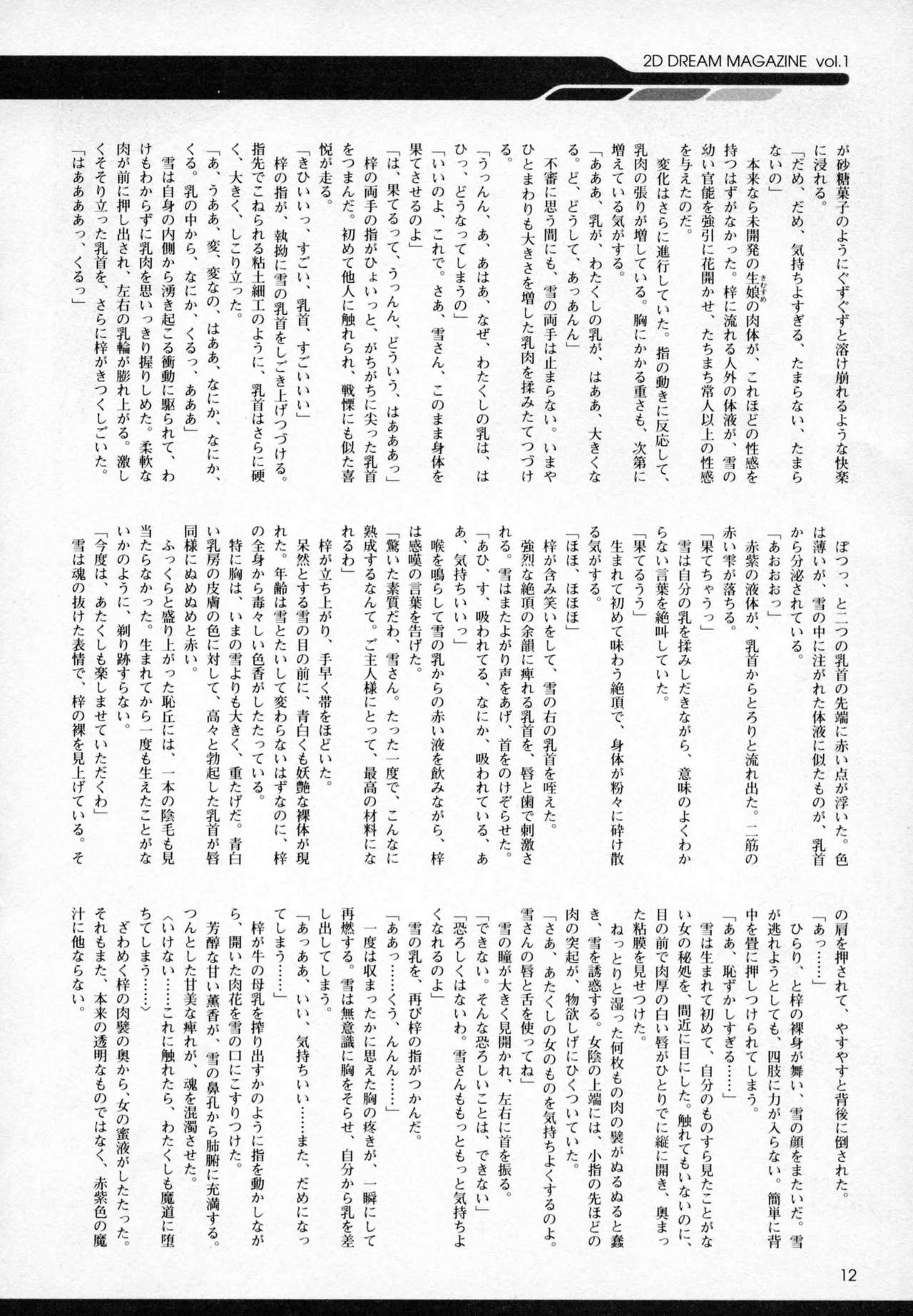2D Dream Magazine 2001-12 Vol. 1 page 12 full