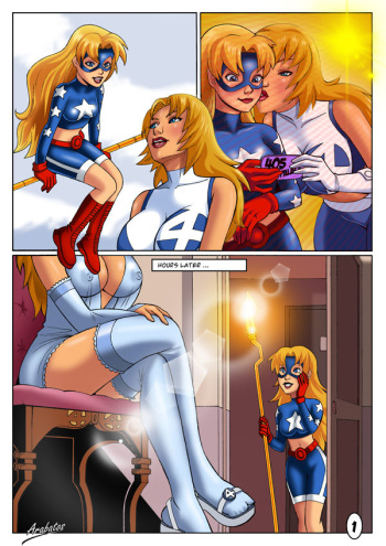 [Arabatos] Star Girl (Fantastic Four, Justice League) cover
