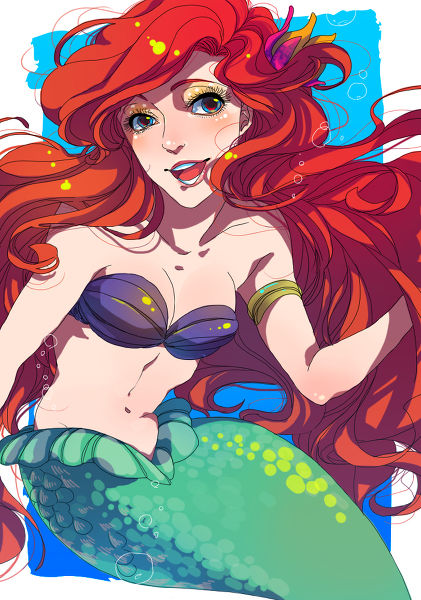 Ariel Little Mermaid page 4 full