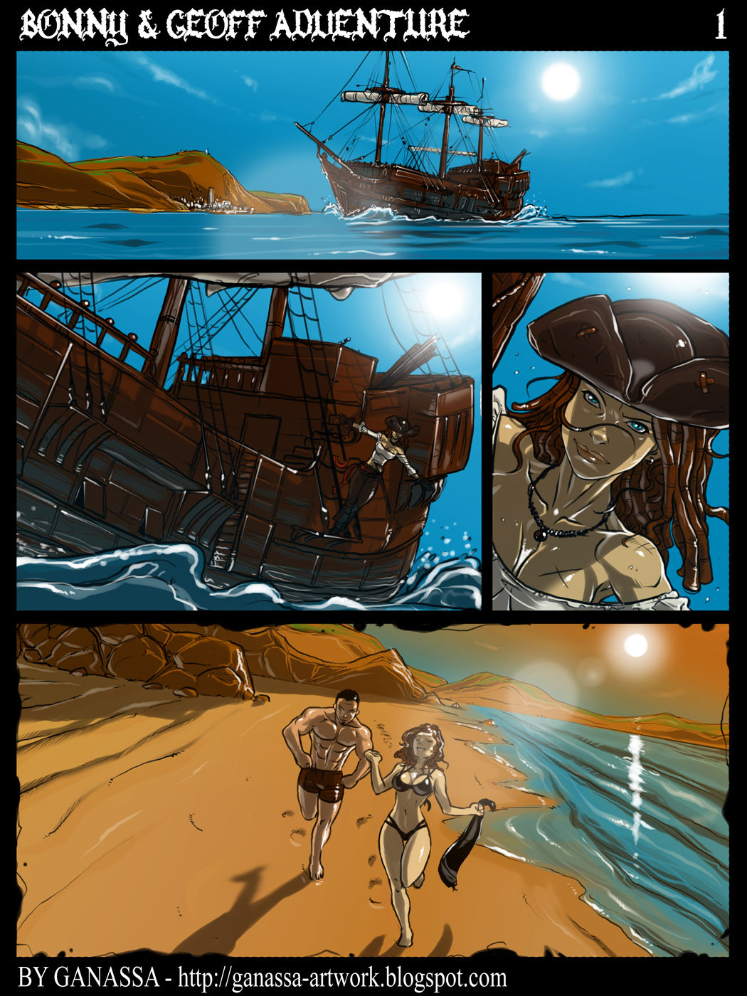 Bonny & Geoff Adventure page 1 full