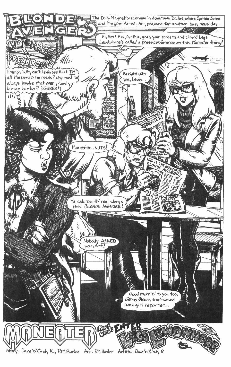 The Blonde Avenger #1 page 6 full