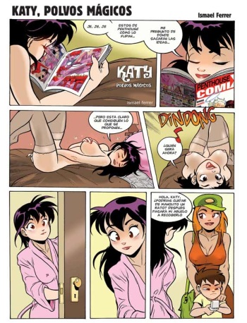 El Jueves - Pencomix - by Ismael Ferrer - Katy Polvos M&aacute;gicos - &iquest;Quieres cuidar de Manolito? - Spanish cover