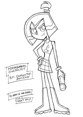 [UNION OF THE SNAKE (Shinda Mane)] Psychosomatic Counterfeit Ex: Samantha Manson (Danny Phantom) cover