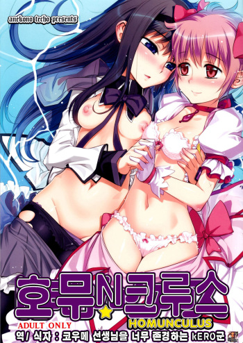 (C80) [Aneko no Techo (Koume Keito)] HOMUN★CULUS (Puella Magi Madoka☆Magica) (korean) (kERO kun) cover