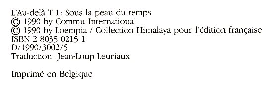 L&acute;au-dela Sous la Peau du Temps page 4 full