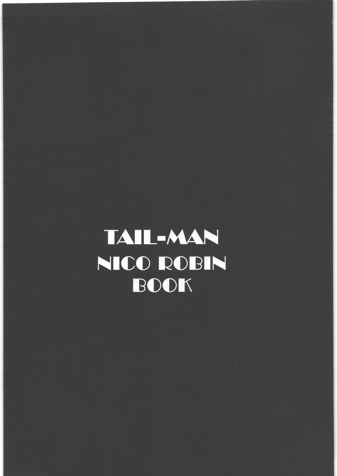 TAIL-MAN NICO ROBIN BOOK page 2 full