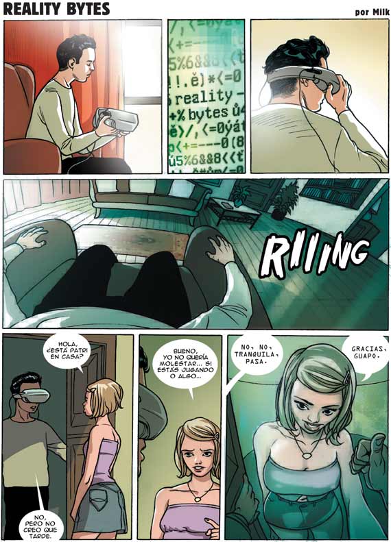 El Jueves - Pencomix - by Milk - Sexy Bytes - Spanish page 1 full
