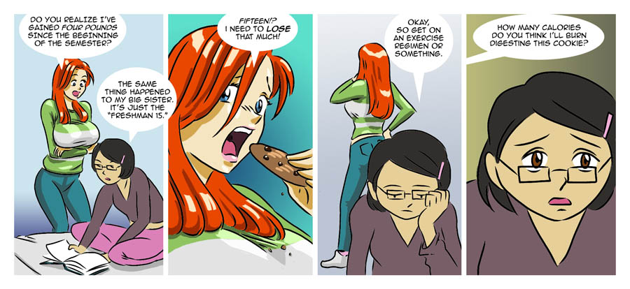 Craving Control 1-5 - Original Storyline; Halloween Special; Thanksgiving; Coming Apart at the Seams; The Lap of Luxury + Incomplete Miscellaneous page 1 full