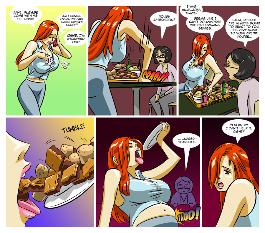 Craving Control 1-5 - Original Storyline; Halloween Special; Thanksgiving; Coming Apart at the Seams; The Lap of Luxury + Incomplete Miscellaneous page 4 full