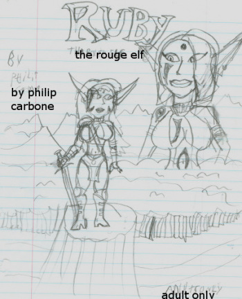 [Philip Carbone] Ruby the Rouge Elf cover