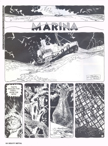 [Ignacio Molina, Ruben Pellejero] Marina (Heavy Metal Vol. 23 No. 3) cover