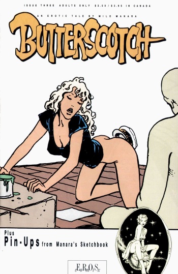 [Milo Manara] Butterscotch: Flavor of the Invisible #3 cover