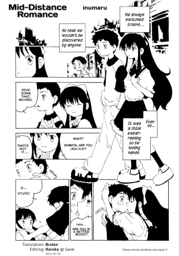 [Inumaru] Mid-Distance Romance (Shounen Ai no Bigaku - The Josou Shounen) [English] [Brolen] cover