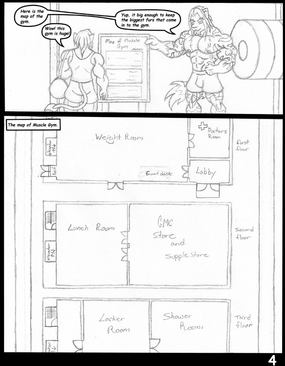 muscletigerwolf - Muscle comic page 4 full