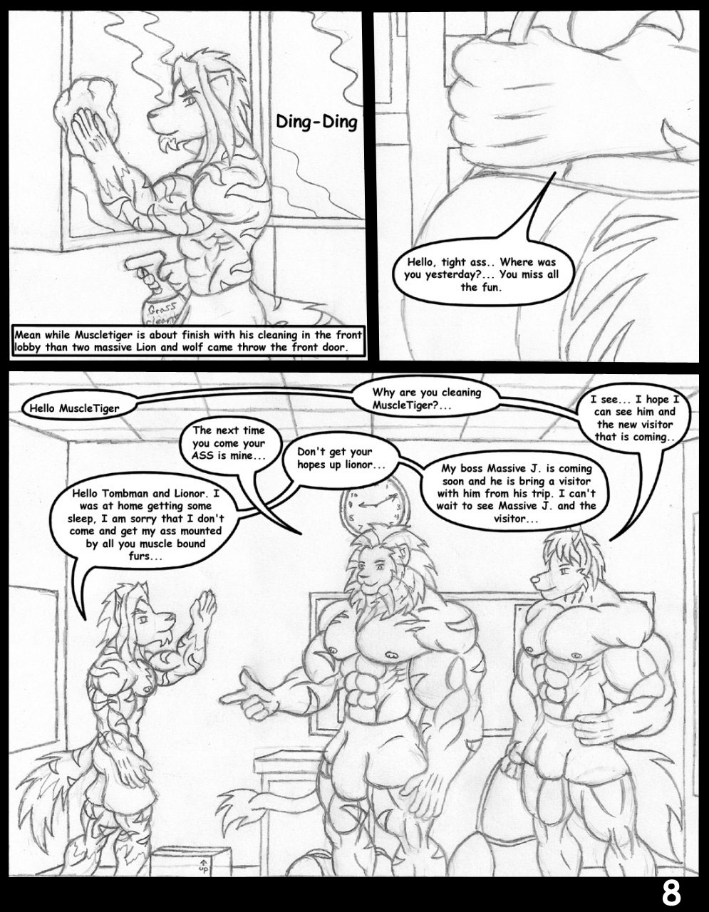 muscletigerwolf - Muscle comic page 8 full