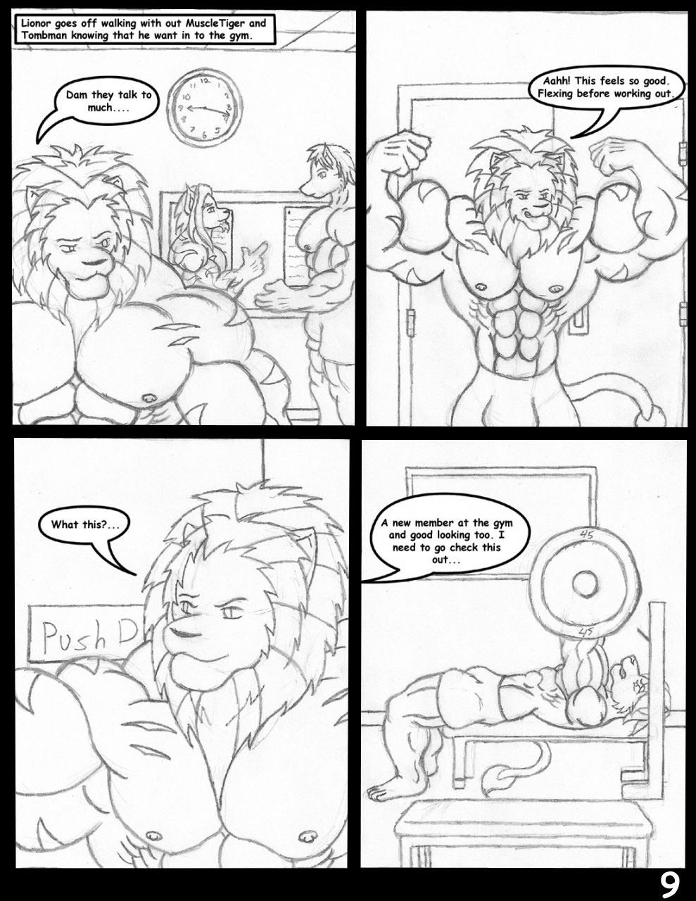muscletigerwolf - Muscle comic page 9 full
