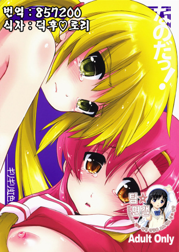 (C73) [Girigiri Nijiiro (Kamino Ryu-ya)] Nanoda! (Hayate no Gotoku!) [Korean] [팀 면갤] cover