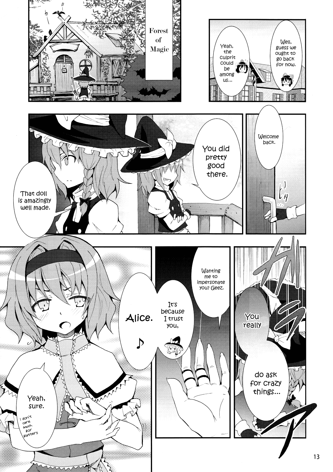 Kirisame Marisa no Yuuutsu | The Melancholy of Marisa Kirisame page 12 full