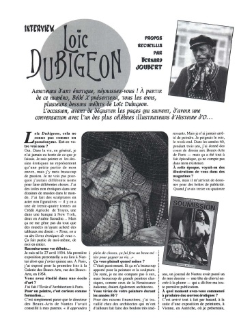 [Loic Dubigeon] - Interview (French) cover
