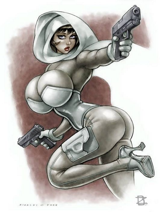 VICTOR RINALDI ART - Huge Tits drawings #3 page 12 full