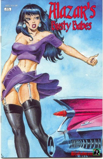 "Alazar's Busty Babes" cover