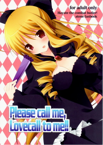 (SC49) [Aiirojikan (Kaga Akuru] Please call me, Lovecall to me!! (Hayate no gotoku!) cover