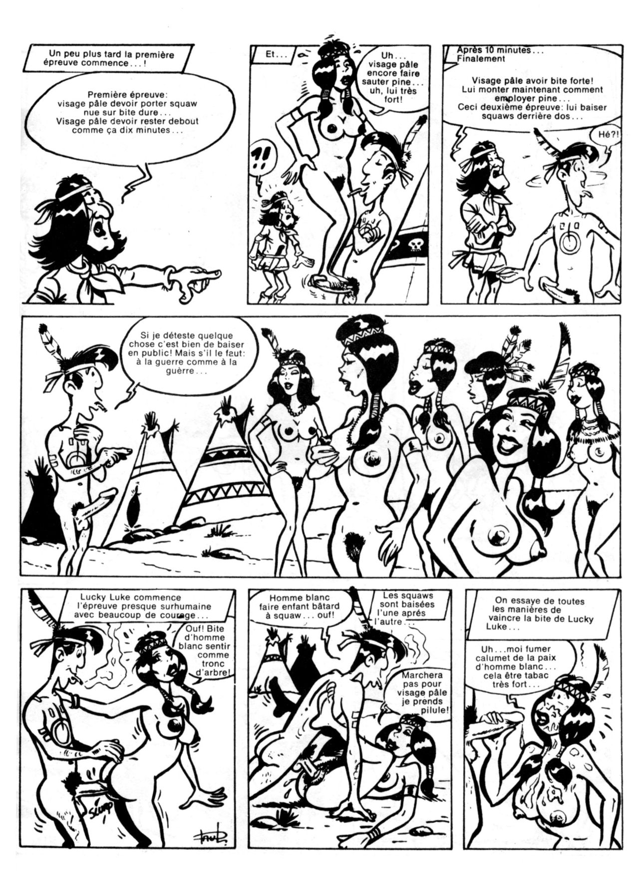 Schuurmans Les aventures sexuelles de Lucky Luke page 11 full