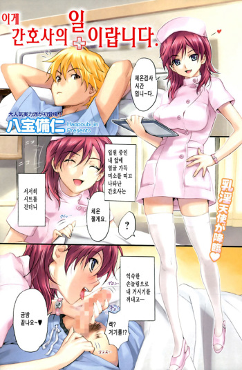 [Happoubi Jin] Kore ga Nurse no Oshigoto desu. (Namaiki! 2009-02) [Korean] cover