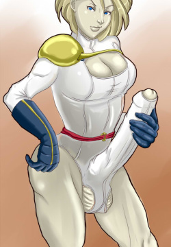 futa superheroine