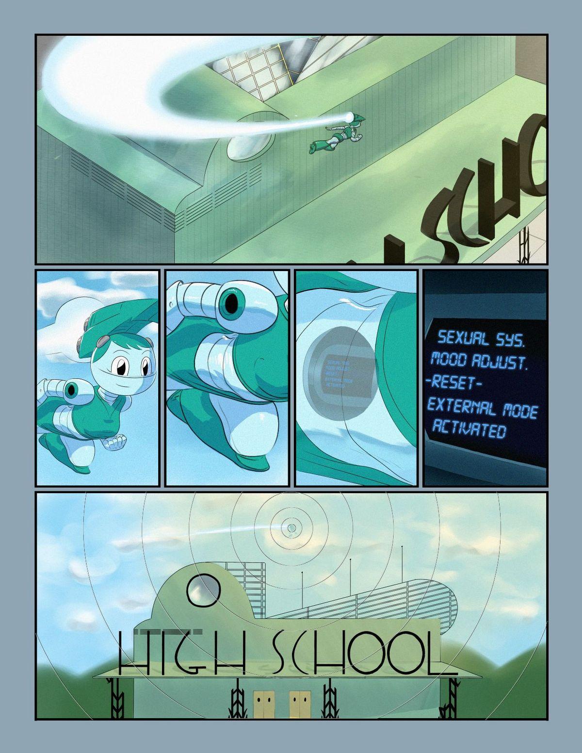 My Life As A Teenage Robot- Unknown Comic + Extra page 8 full