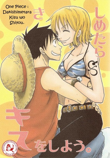 [CHANNEL KING (Fujisaki Kazuko)] Dakishimetara Kiss o Shiyou. (One Piece) [French] [Doujin-Francais] cover