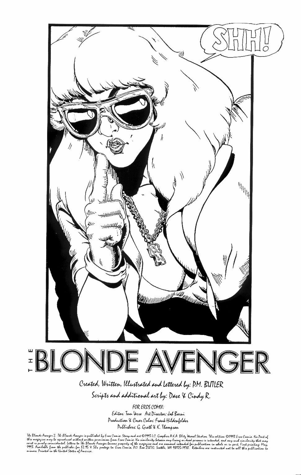The Blonde Avenger #2 page 2 full