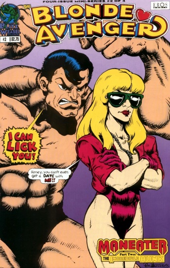 [P.M. Butler] The Blonde Avenger #2 cover